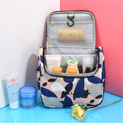 Ladies Foldable Polyester Hanging Travel Toiletry Bag