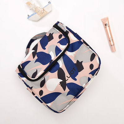 Ladies Foldable Polyester Hanging Travel Toiletry Bag