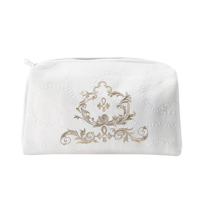 Eco Friendly Women'S Embroidery Canvas Makeup Bag