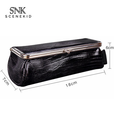 Fashion Design Waterproof PU Leather Lipstick Cosmetic Bag with Mirror