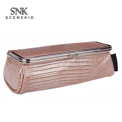 Fashion Design Waterproof PU Leather Lipstick Cosmetic Bag with Mirror