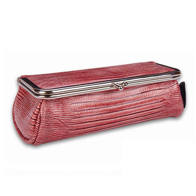 Fashion Design Waterproof PU Leather Lipstick Cosmetic Bag with Mirror