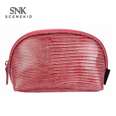 Custom Waterproof Shell Shape Zippered PU Lipstick Makeup Toiletry Bag