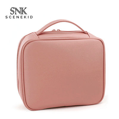 Wholesale Custom Waterproof PU Women Cosmetic Bag with Double Zipper