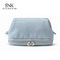 Blank Wholesale Two Zipper Luxury Cosmetic Bag High Quality Makeup Travel Bag