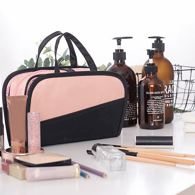 Personalised Portable Makeup Bag Waterproof PU Cosmetic Tote Bag