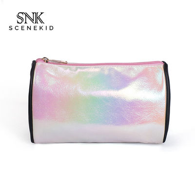 Round Cylinder Bucket Makeup Bag Barrel Cosmetic Toiletry Bag Waterproof