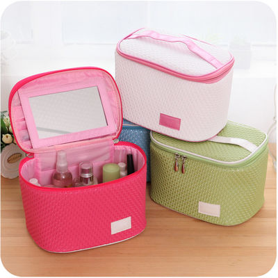 Custom Barrel Makeup Brush Bag Wholesale PU Toiletry Bag Portable For Travel