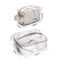 Marble PU Leather Women'S Travel Cosmetic Bag Organizer