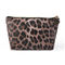 Multifunctional Leopard Print PU Makeup Travel Bag