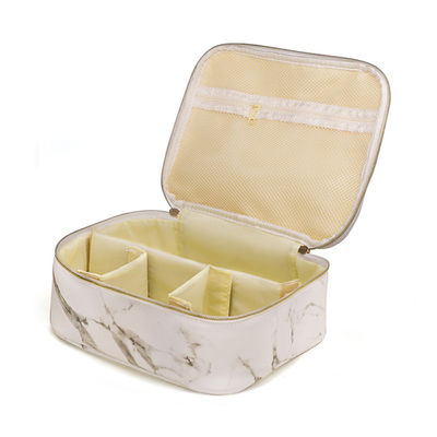 Eco Friendly Ladies Travel Marble PU Makeup Storage Bag