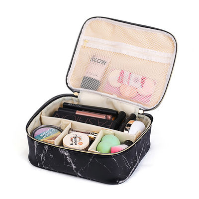 Eco Friendly Ladies Travel Marble PU Makeup Storage Bag