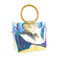 BPA Free Iridescent Clear Holographic Purse For Women