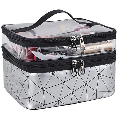 Portable PU makeup toiletry travel bags For Women