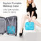 Zipper Closure PU Leather Makeup Bag With Adjustable Dividers