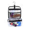 3 Zipper Compartments Clear PVC Travel Cosmetic Bags