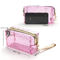 Zippered Transparent PVC Toiletry Bag With Handle Strap