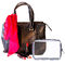 9*2.95*6.3in Zippered PVC Cosmetic Makeup Bag For Vacation
