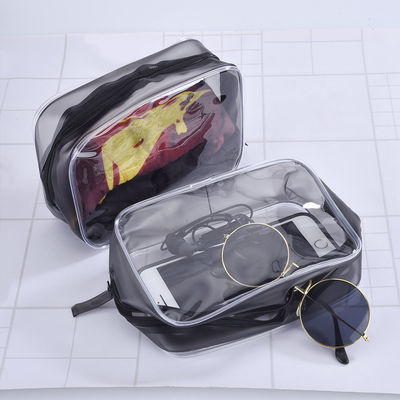 Men PVC Travel Carry On Cosmetic Makeup Bag