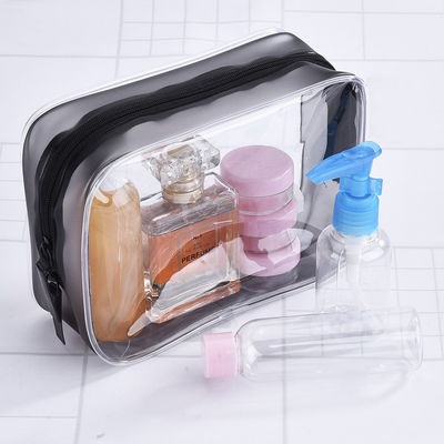 Men PVC Travel Carry On Cosmetic Makeup Bag