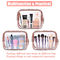 Roomy Zippered See Through PVC Makeup Bag For Girls