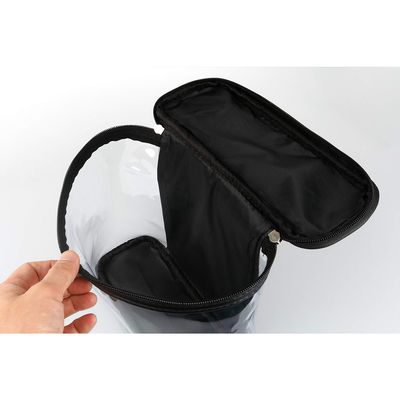 Water Resistant Portable PVC Transparent Toiletry Bag For Travel