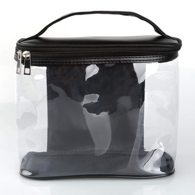 Water Resistant Portable PVC Transparent Toiletry Bag For Travel