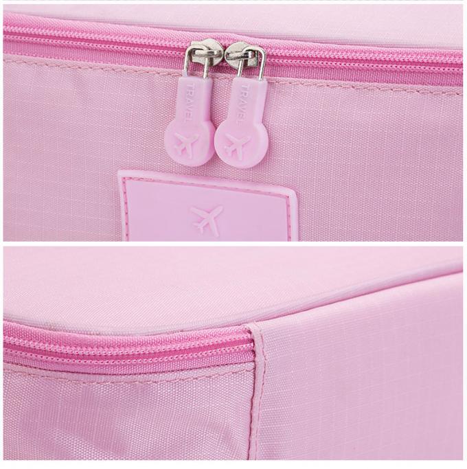 Waterproof Large Polyester Dividers Cosmetics Makeup Bag 6