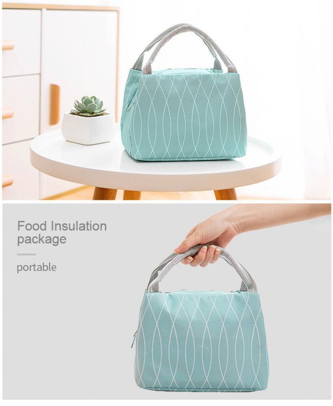 Stylish Polyester Cooler Tote Women Insulated Lunch Cooler Bags 6