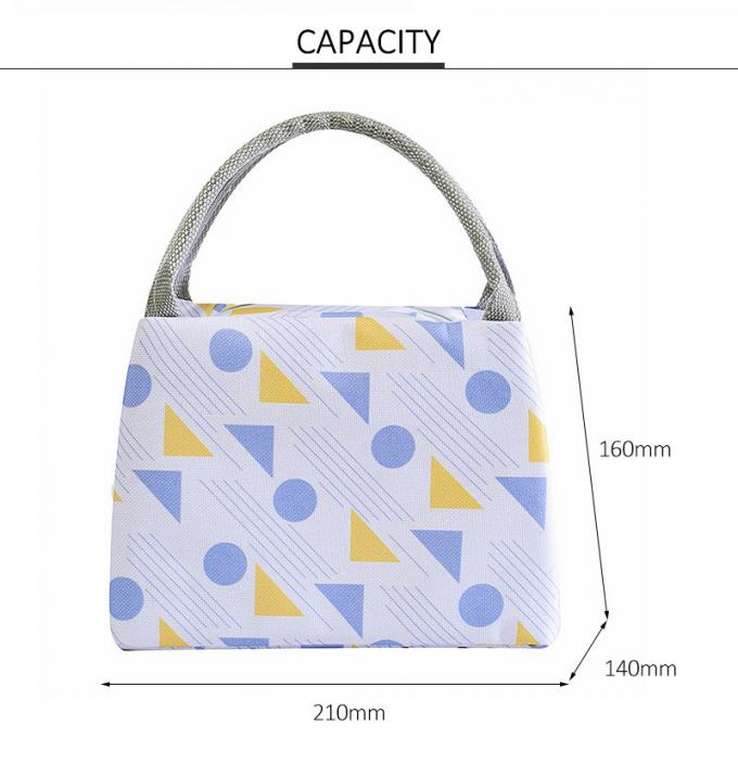 Stylish Polyester Cooler Tote Women Insulated Lunch Cooler Bags 2