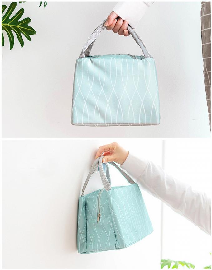 Stylish Polyester Cooler Tote Women Insulated Lunch Cooler Bags 7