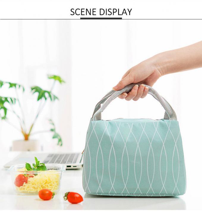 Stylish Polyester Cooler Tote Women Insulated Lunch Cooler Bags 4
