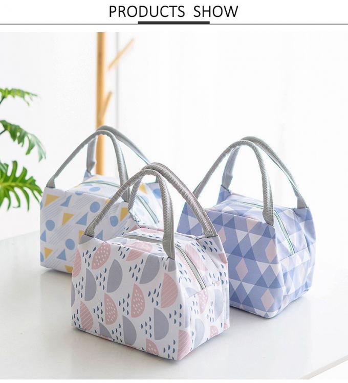 Stylish Polyester Cooler Tote Women Insulated Lunch Cooler Bags 0