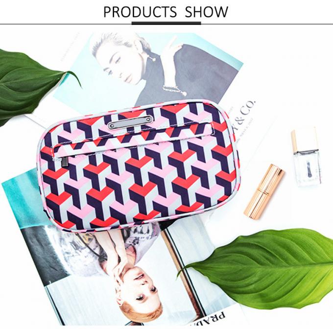 Ladies Waterproof Private Label Brand Wash Toiletry Makeup Bag Travel 0