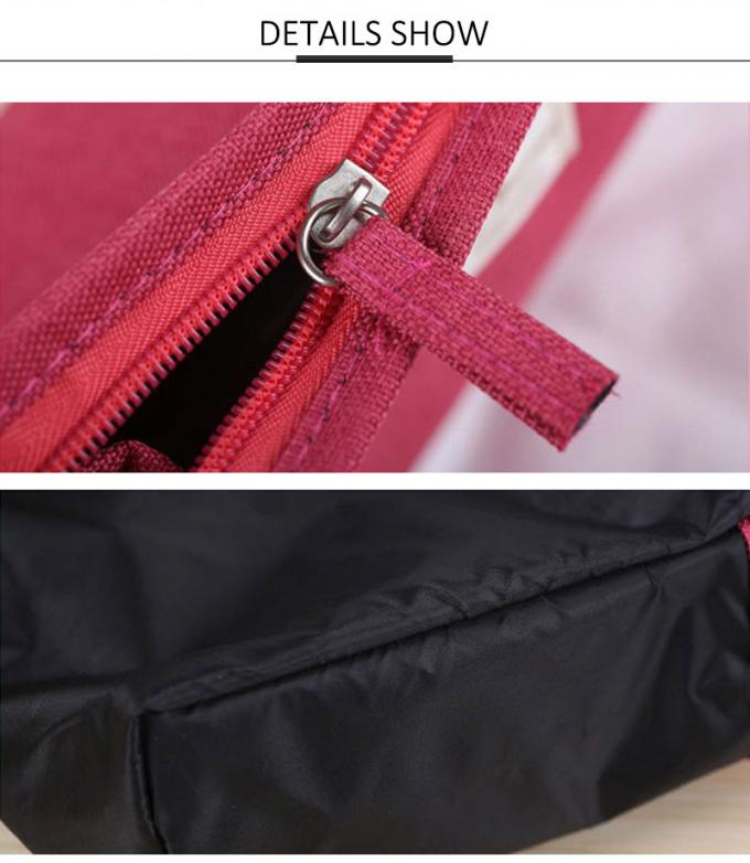 Zipper Private Label Plain Polyester Cosmetic Bag For Travel 2