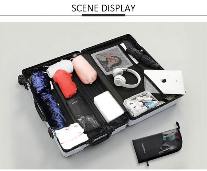 Wear Resistant Polyester Fabric Cosmetic Brush Bag For Travel 4