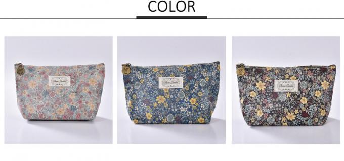 Pure Color Waterproof Polyester Pouch Clutch Bag Cosmetic Bag For Women 2