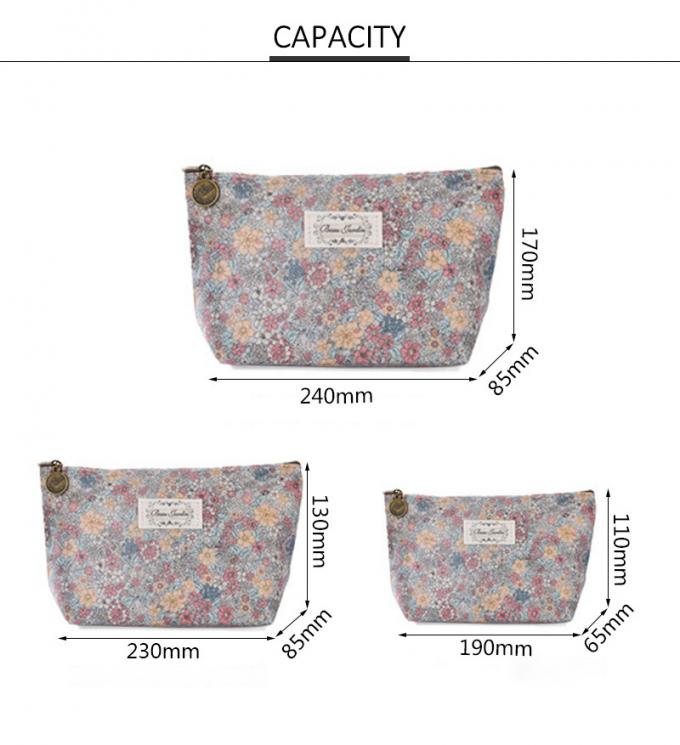 Pure Color Waterproof Polyester Pouch Clutch Bag Cosmetic Bag For Women 1