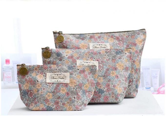 Pure Color Waterproof Polyester Pouch Clutch Bag Cosmetic Bag For Women 5