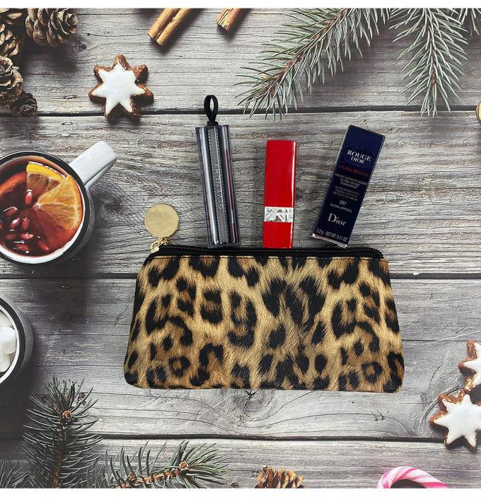Multifunctional Leopard PVC Cosmetic Organizer Bag 3