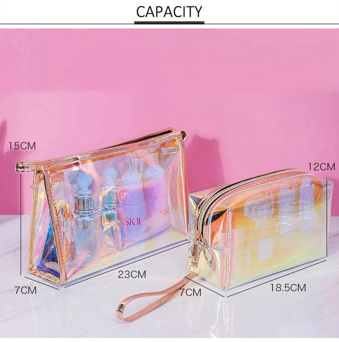 Holographic Waterproof Travel Toiletry Organizer Bag For Girl 1