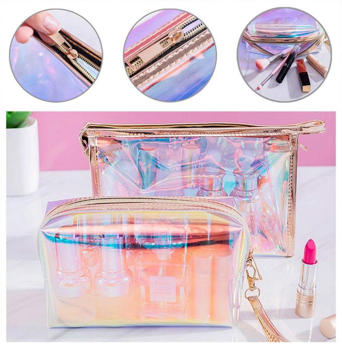 Holographic Waterproof Travel Toiletry Organizer Bag For Girl 7