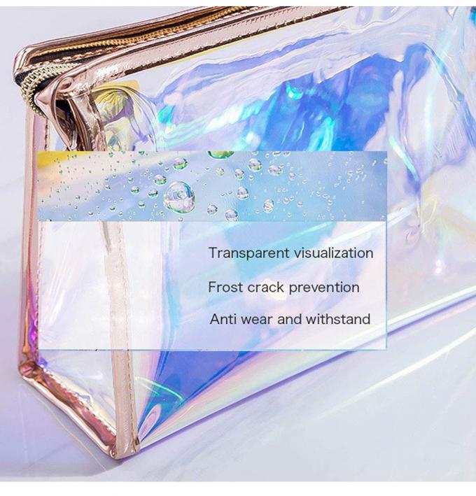 Holographic Waterproof Travel Toiletry Organizer Bag For Girl 6