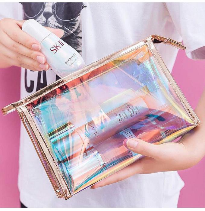 Holographic Waterproof Travel Toiletry Organizer Bag For Girl 4