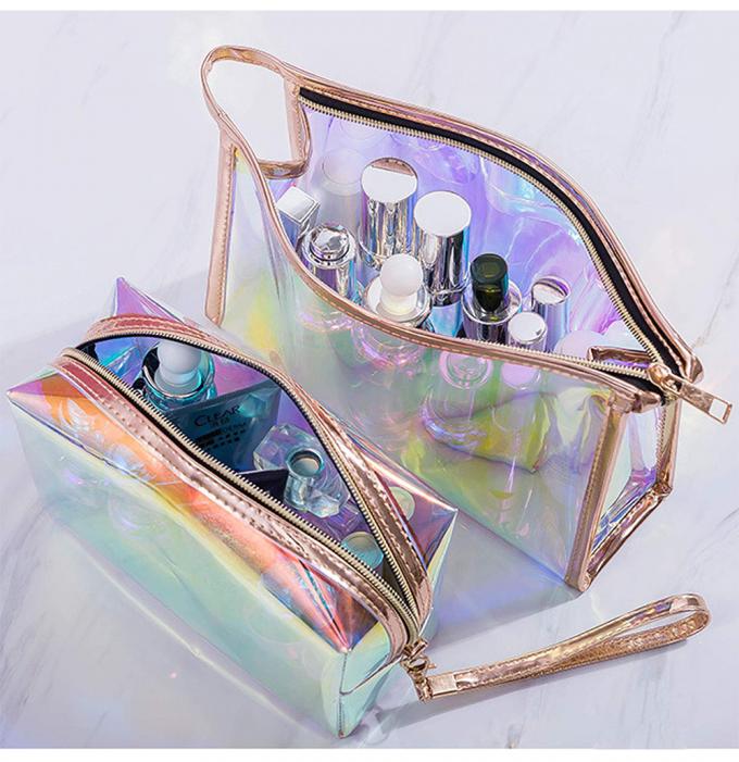 Holographic Waterproof Travel Toiletry Organizer Bag For Girl 5