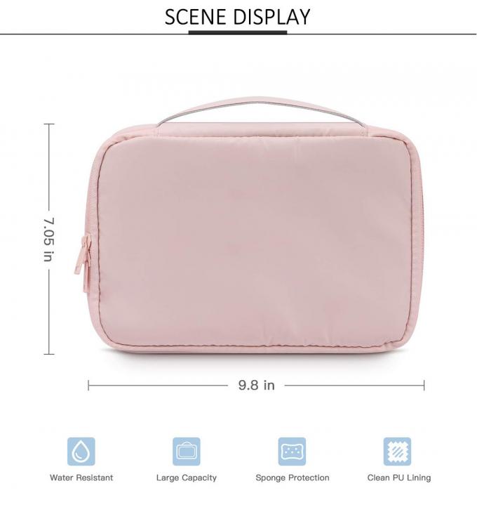 Light Water Resistant Zipper Travel Cosmetic Bags 2